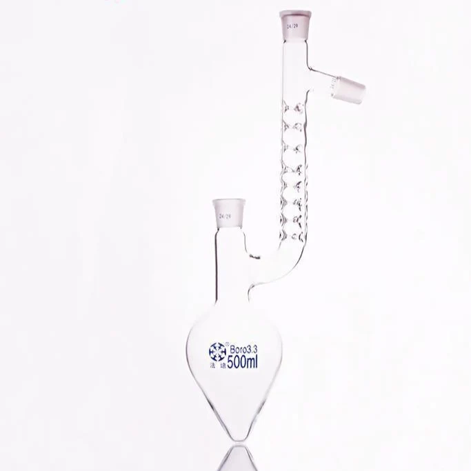 Spitzkolben nach Claisen mit Vigreux, 25 bis 500 ml