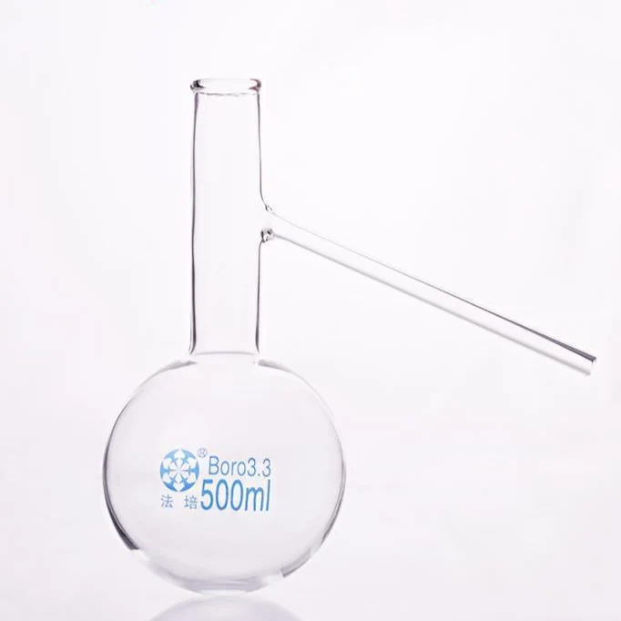 Destillierkolben mit Seitenhals, 50 bis 3.000 ml