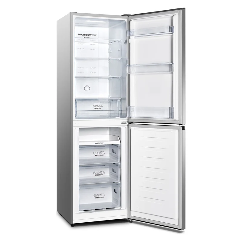 Gorenje NRK418ECS4 Kühl-/Gefrierkombination freistehend 55cm 256L Inox