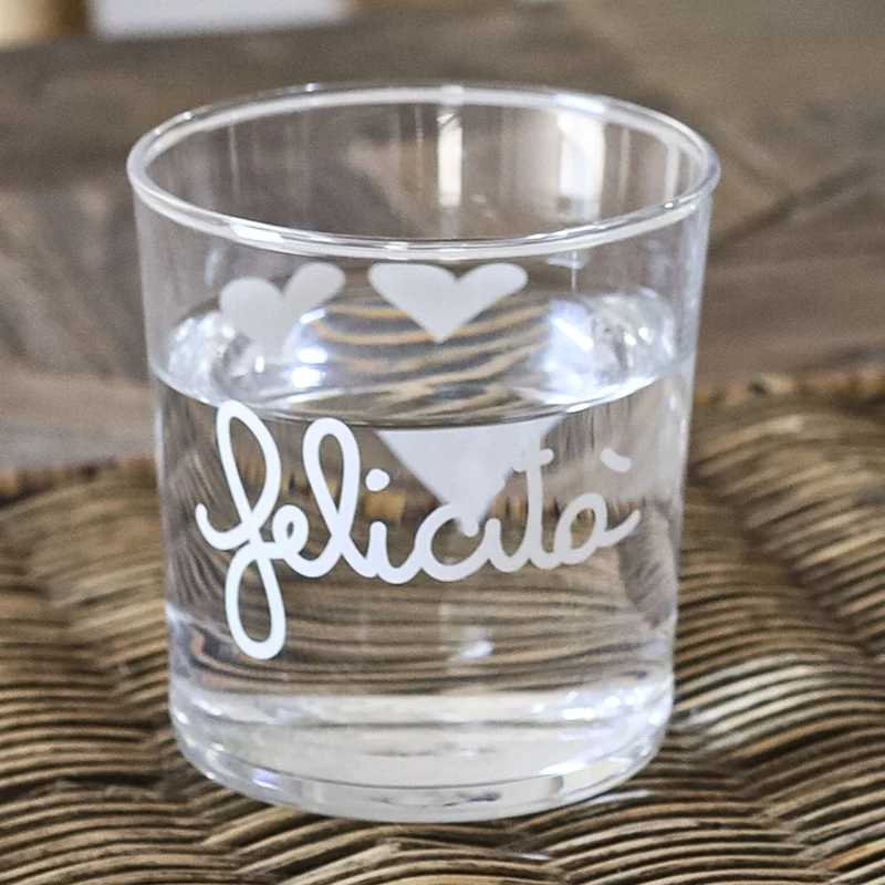 Simple Day Set 6 Bicchieri Acqua Felicità 35.5 cl