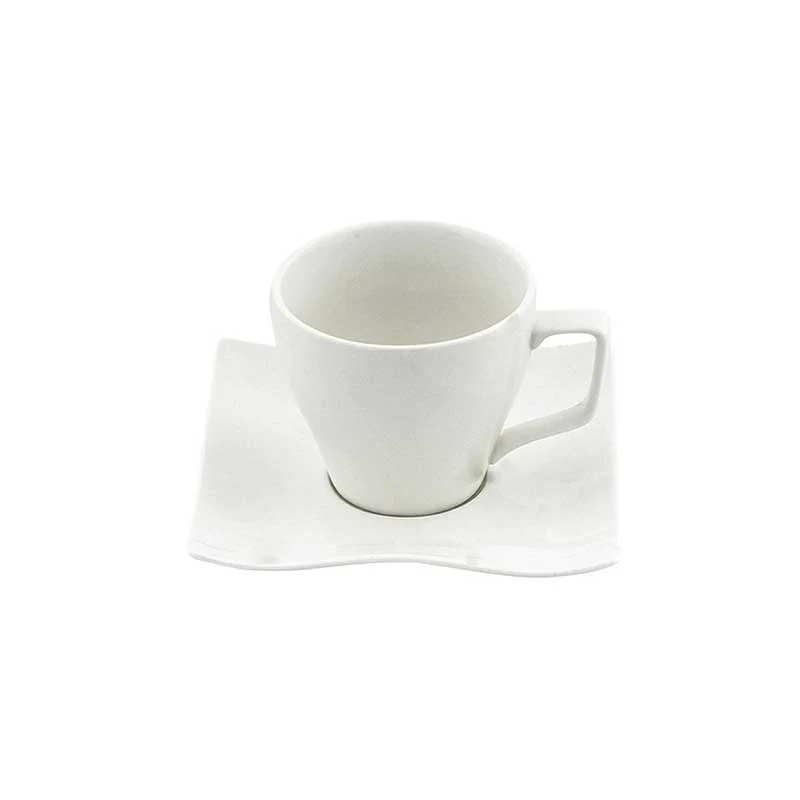 Villa Altachiara Servizio Caffè 6 Pezzi Ivory Quark con piattino