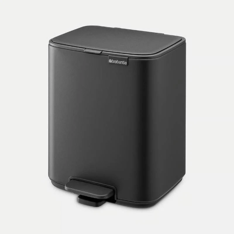 Brabantia Pattumiera a Pedale Bo 7 Litri Mineral Infinite Grey