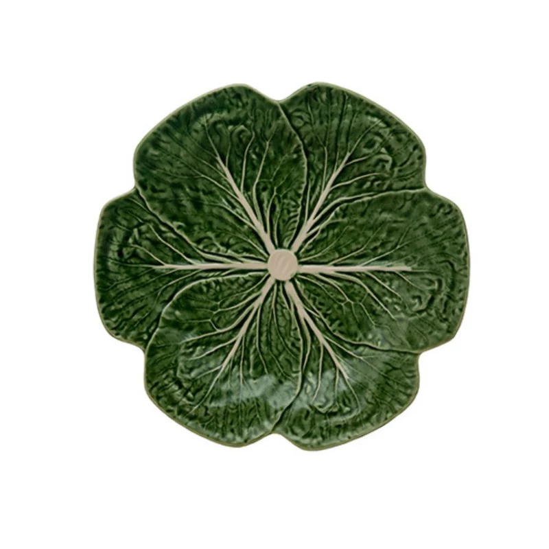 Bordallo Pinheiro Piatto da Portata Cavolo D26,5 cm Verde