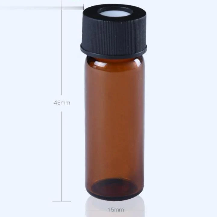 100 stk/pack, Probenfläschche mit Gewinde und Schraubkappen, 2 ml bis 4 ml