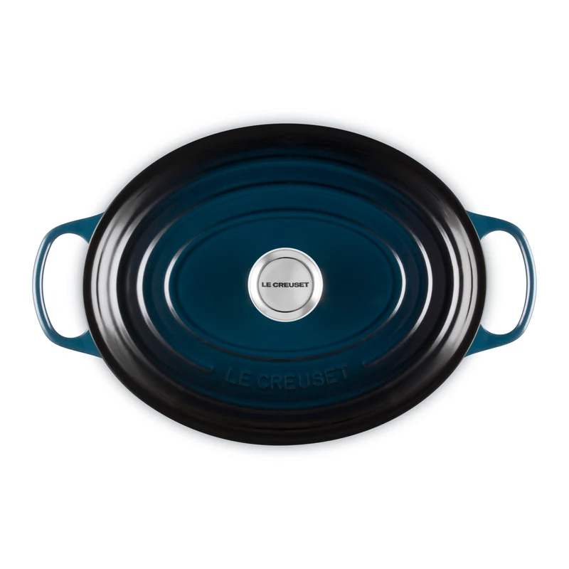 Le Creuset Bratpfanne Oval Signature 'Nuit' Ø31cm / 6,3L