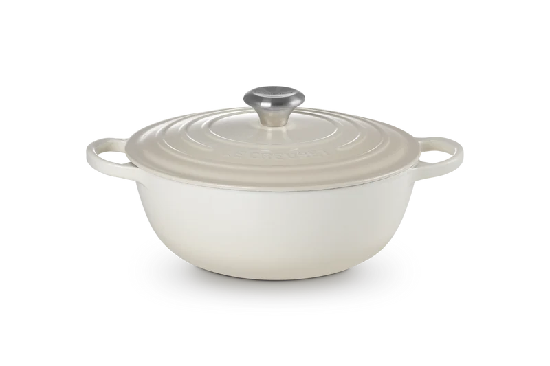Le Creuset Marmite Signature Ø28cm / 4,9L 'Meringue'