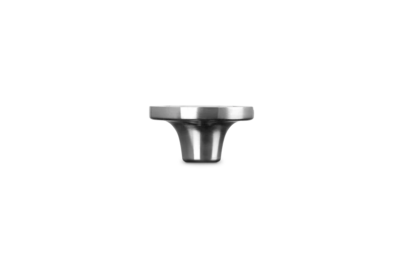 Le Creuset Deckelknopf, silberfarbener Edelstahl, Ø 4,5 cm, „Crucible 100 Years“