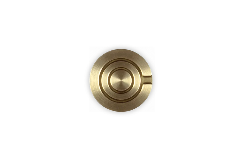 Le Creuset Deckelknopf, goldfarbener Edelstahl, Ø 5,5 cm, „Crucible 100 Years“
