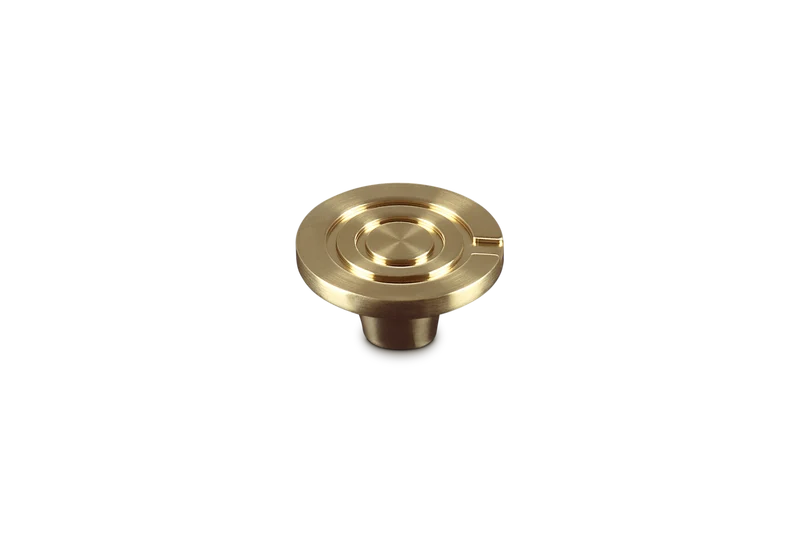 Le Creuset Deckelknopf, goldfarbener Edelstahl, Ø 4,5 cm, „Crucible 100 Years“