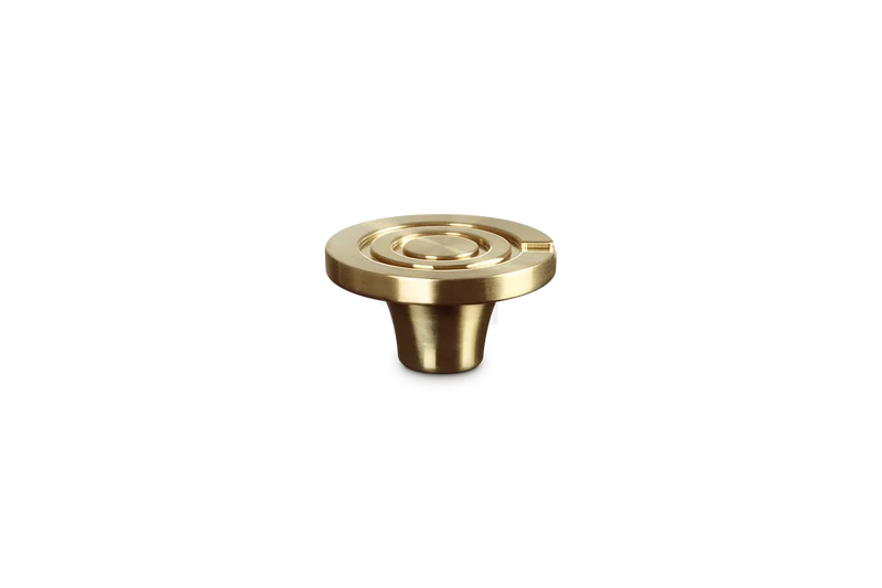Le Creuset Deckelknopf, goldfarbener Edelstahl, Ø 4,5 cm, „Crucible 100 Years“