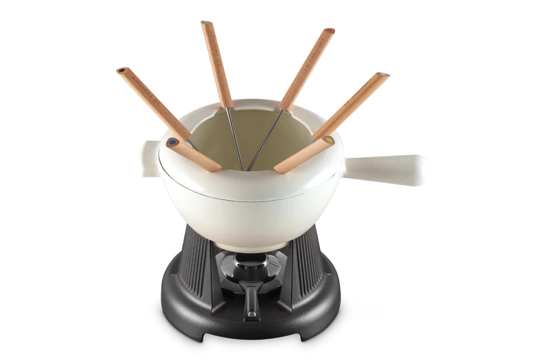 Le Creuset Fondue-Set 6-Personen Fashion 'Meringue'