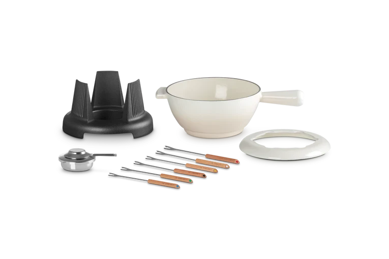 Le Creuset Fondue-Set 6-Personen Fashion 'Meringue'