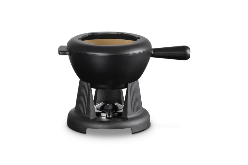 Le Creuset Fondue-Set 6-Personen-Modus 'Matte Black'