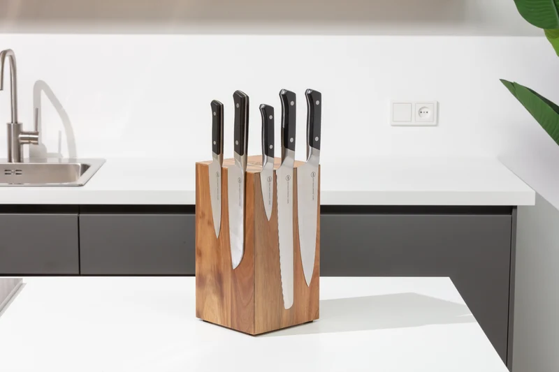 BARE Kochgeschirr-Messerset 6-teilig 'Twinsteel'