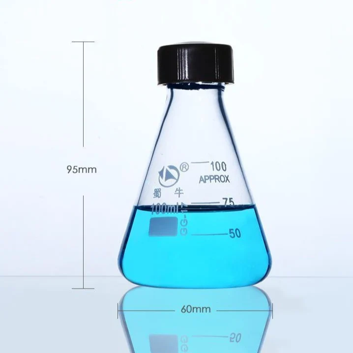 Erlenmeyerkolben mit Schraubverschluss, 50 ml bis 1.000 ml