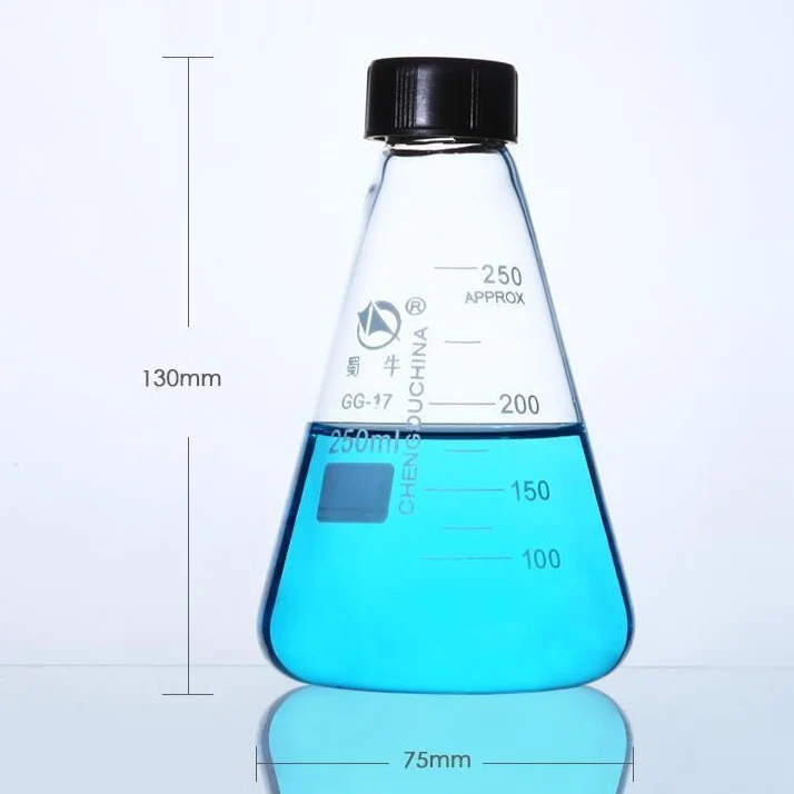 Erlenmeyerkolben mit Schraubverschluss, 50 ml bis 1.000 ml