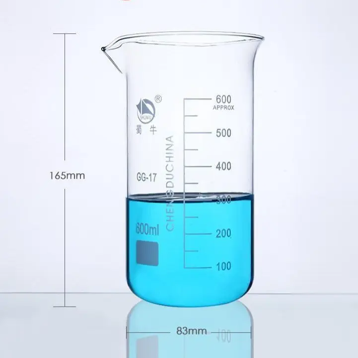 Becher hohe Form, 50 ml bis 2.000 ml