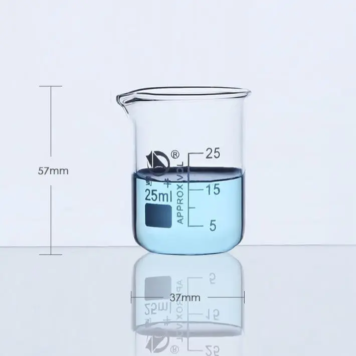 Becher niedere Form, 5 ml bis 10.000 ml