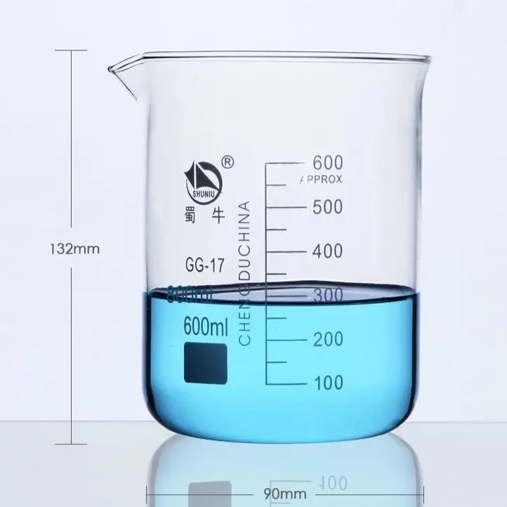 Becher niedere Form, 5 ml bis 10.000 ml