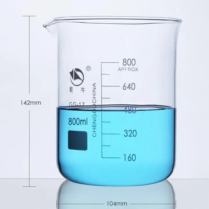 Becher niedere Form, 5 ml bis 10.000 ml