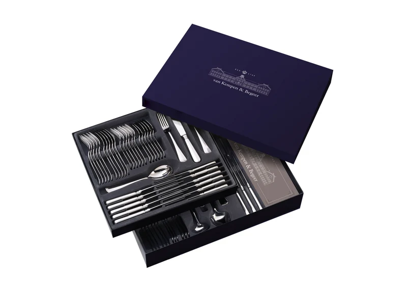 Van Kempen & Begeer 40-teilig - 6-Personen-Besteckset 'Dutch Smooth'
