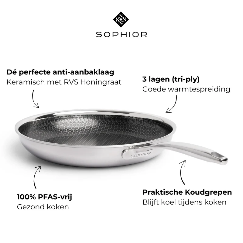 SOPHIOR Hybrid-Bratpfannenset 24/28 cm