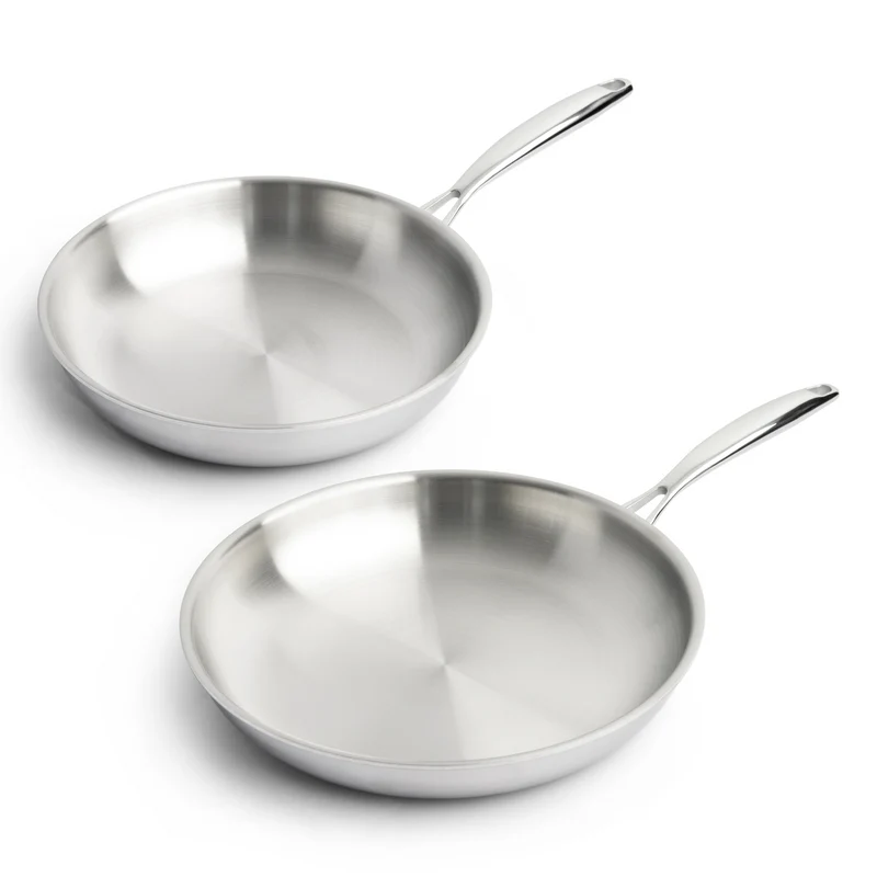 SOPHIOR Edelstahl-Bratpfannenset 24/28 cm