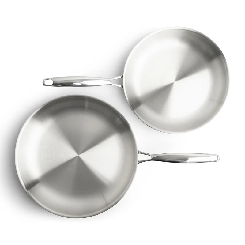 SOPHIOR Edelstahl-Bratpfannenset 24/28 cm
