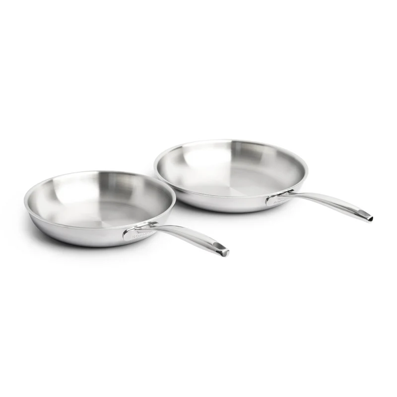 SOPHIOR Edelstahl-Bratpfannenset 24/28 cm
