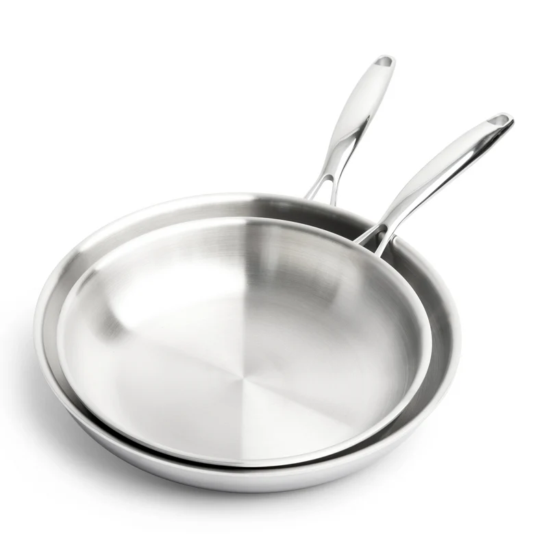 SOPHIOR Edelstahl-Bratpfannenset 24/28 cm