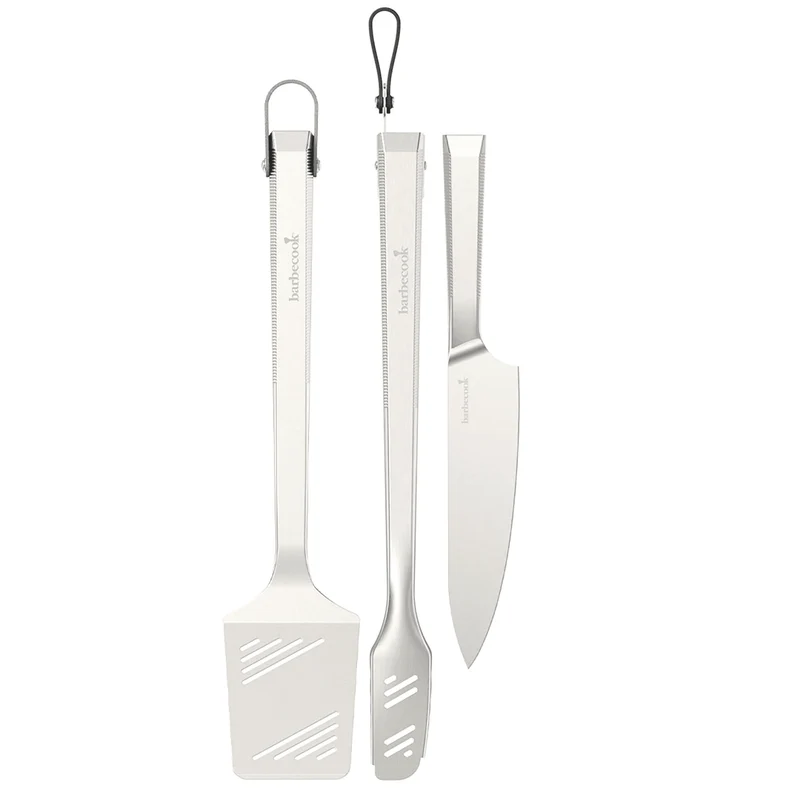 Barbecook Premium-Set mit Spatel, Messer und Zange