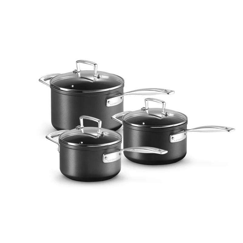 Le Creuset Set 3 Casseruole in Alluminio Antiaderente
