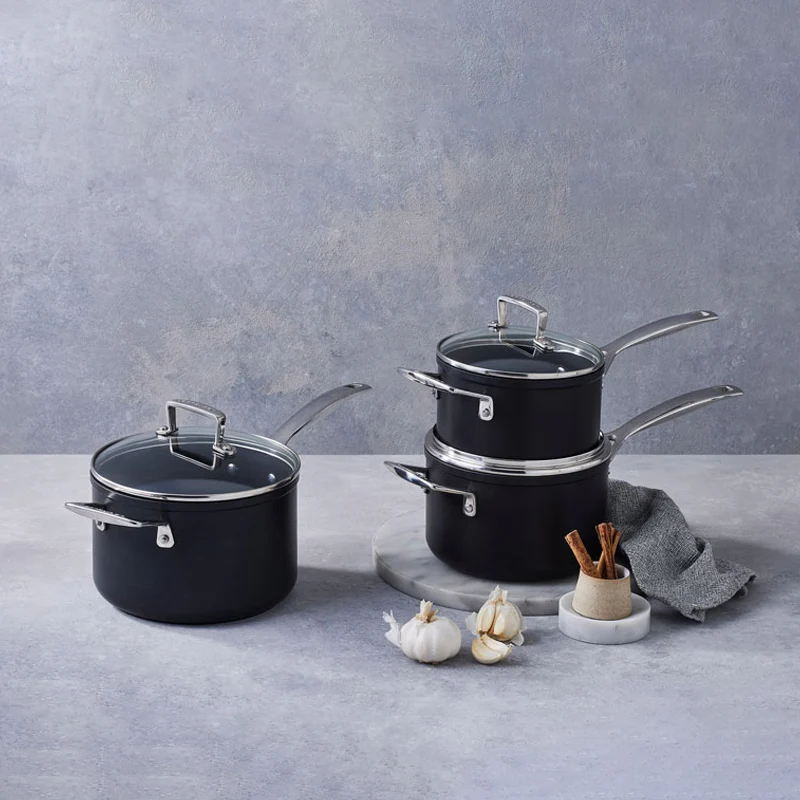 Le Creuset Set 3 Casseruole in Alluminio Antiaderente