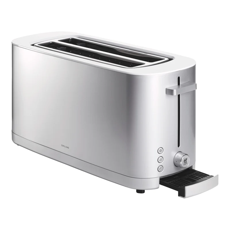 Zwilling Toaster mit Brötchenaufsatz und Wärmefunktion Silber 2/4 'Enfinigy'