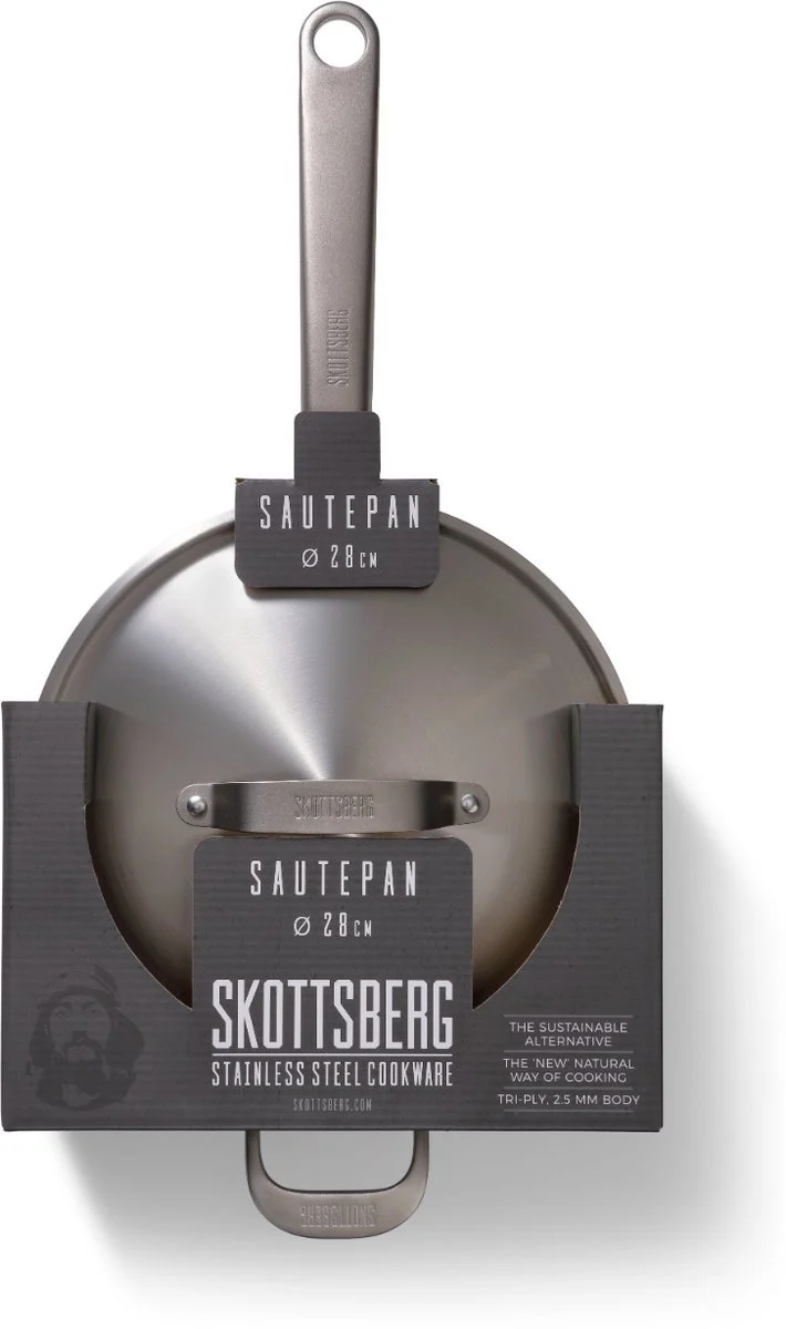 Skottsberg Kochtopf Ø28cm / 4L 'Edelstahl'