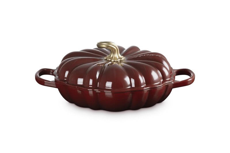 Le Creuset Campagnard Kürbis Ø28cm / 2,5L 'Granat'
