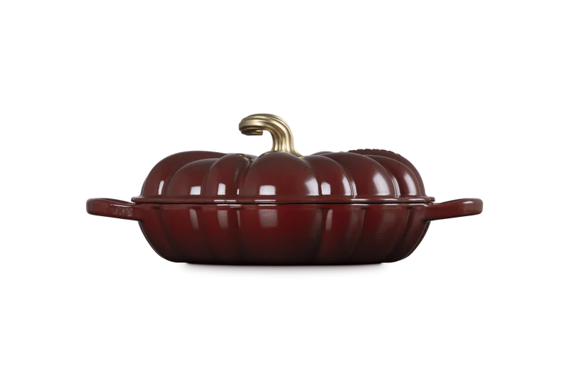 Le Creuset Campagnard Kürbis Ø28cm / 2,5L 'Granat'