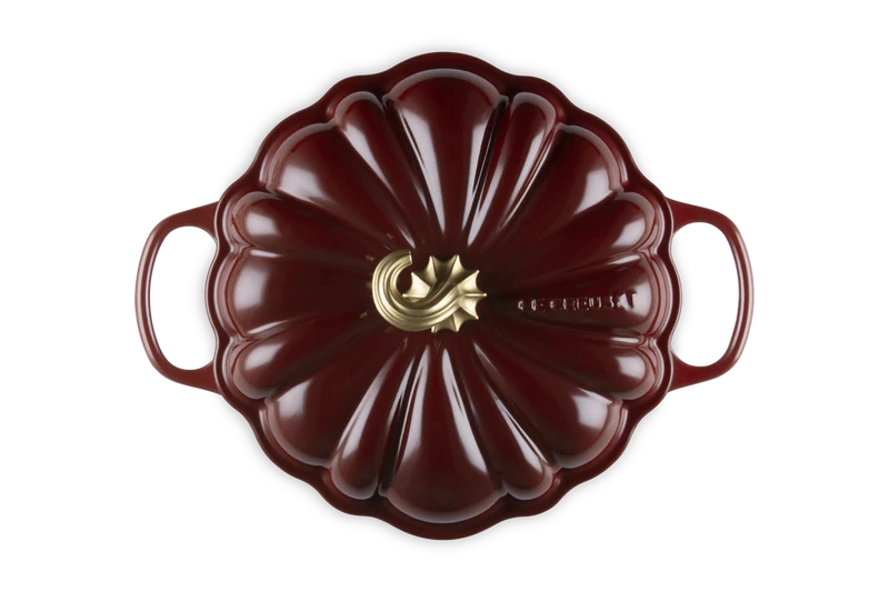 Le Creuset Campagnard Kürbis Ø28cm / 2,5L 'Granat'