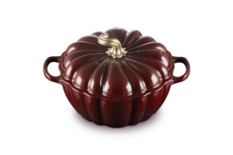 Le Creuset Gusseisen-Schmortopf ø24cm / 3,7L 'Pumpkin Garnet'