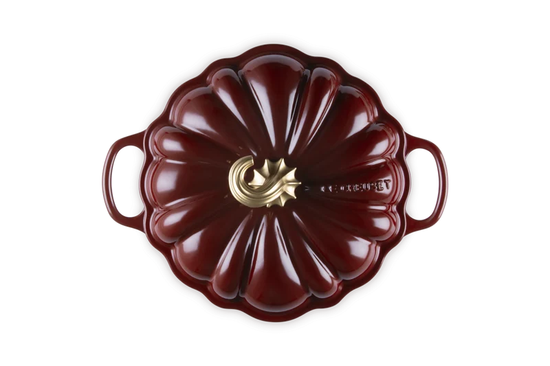 Le Creuset Gusseisen-Schmortopf ø24cm / 3,7L 'Pumpkin Garnet'