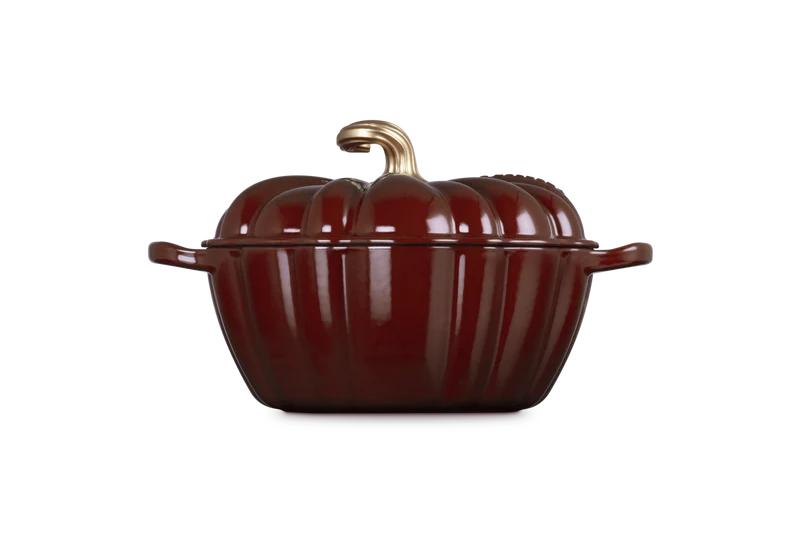 Le Creuset Gusseisen-Schmortopf ø24cm / 3,7L 'Pumpkin Garnet'