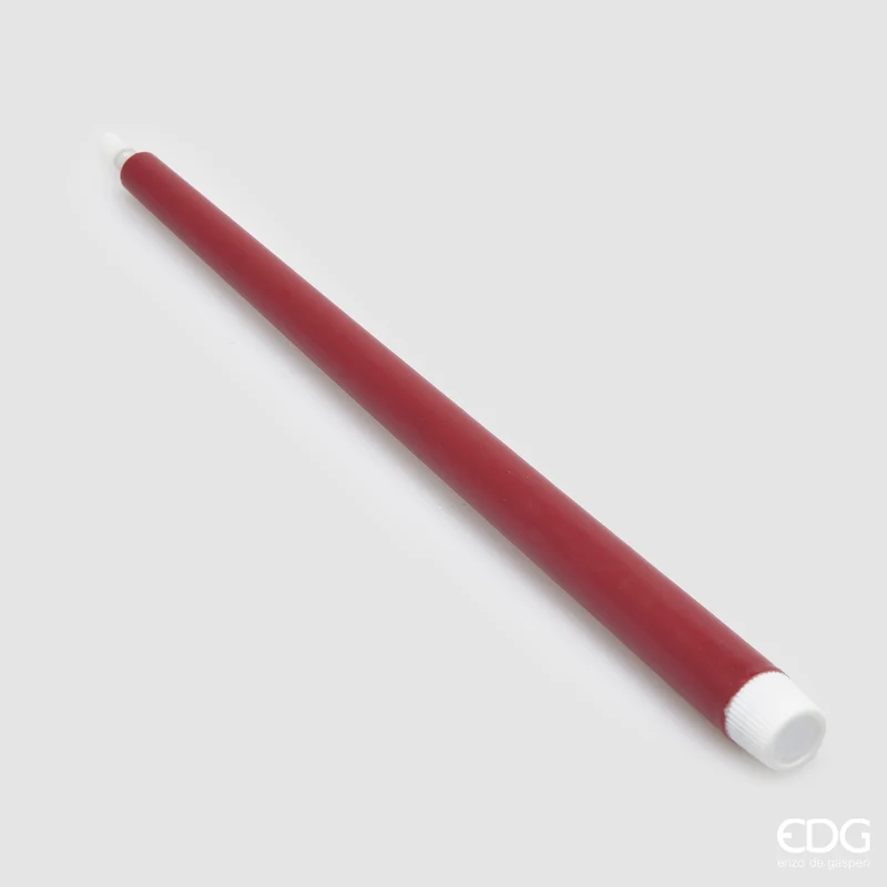 EDG Enzo De Gasperi Set 2 Candele Rosse a Led con accensione e spegnimento Touch H34