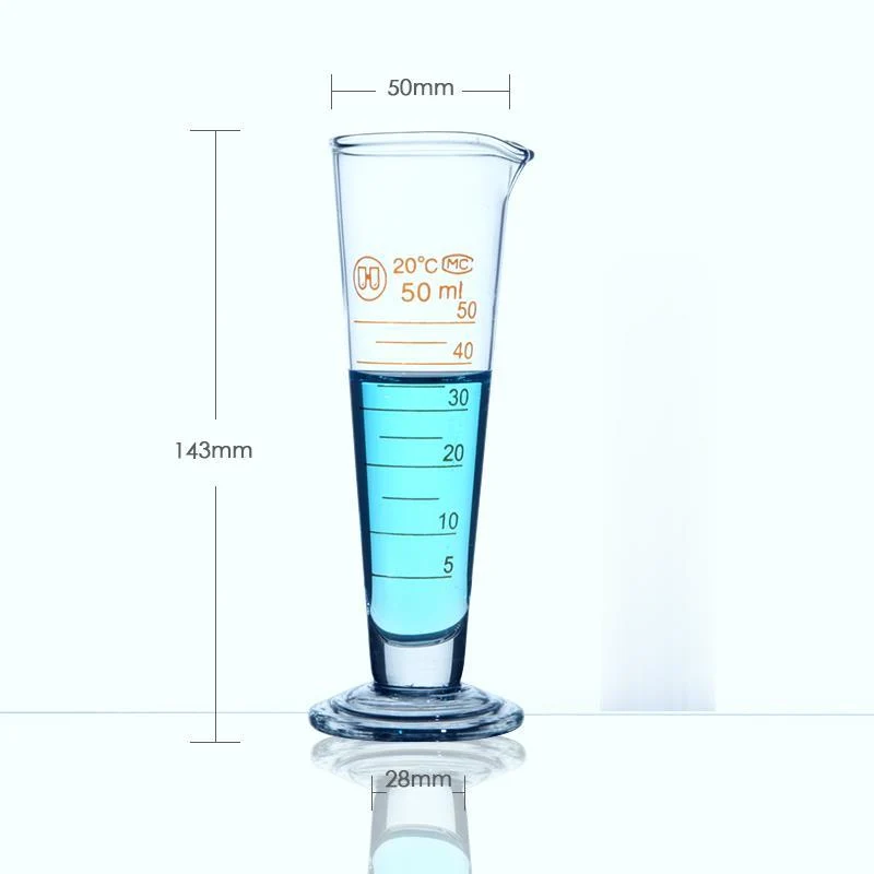 Messbecher breitkonisch,mit Teilung, 5 ml bis 2.000 ml