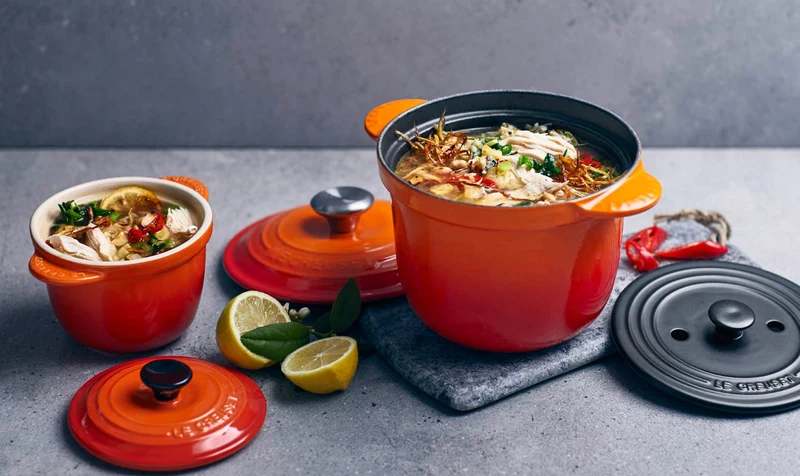 Le Creuset Cocotte Every / Reiskocher Tradition 'Azure' Ø18cm / 2L