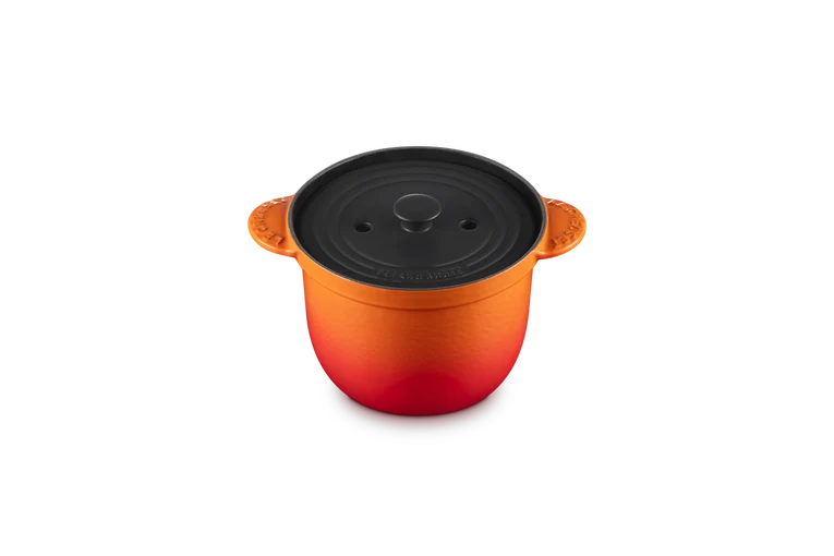Le Creuset Cocotte Every / Reiskocher Tradition 'Orange-rot' Ø18cm / 2L