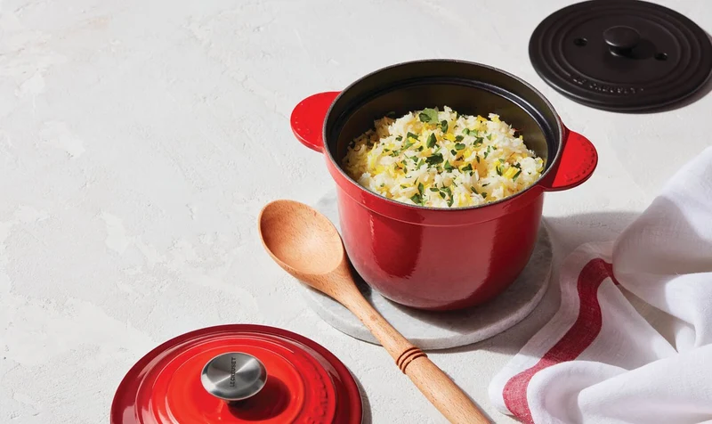 Le Creuset Cocotte Every / Reiskocher Tradition „Kirschrot“ Ø 18 cm / 2 l