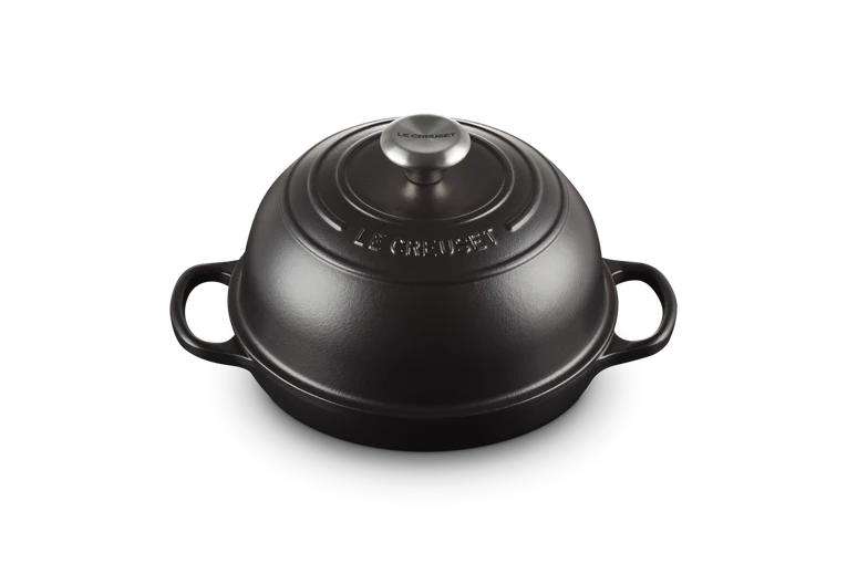 Le Creuset Brotform Signature „Matt Schwarz“ Ø 24 cm / 1,6 l