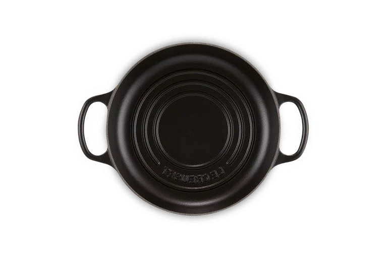 Le Creuset Brotform Signature „Matt Schwarz“ Ø 24 cm / 1,6 l