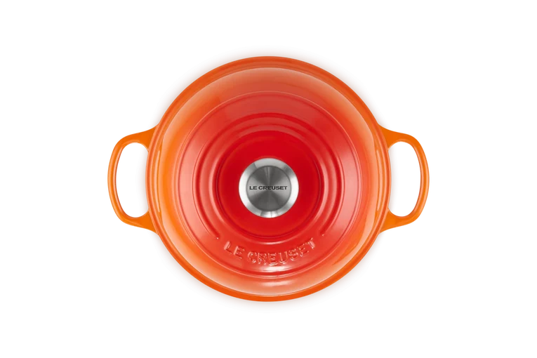 Le Creuset Brotform Signature „Orangerot“ Ø 24 cm / 1,6 l