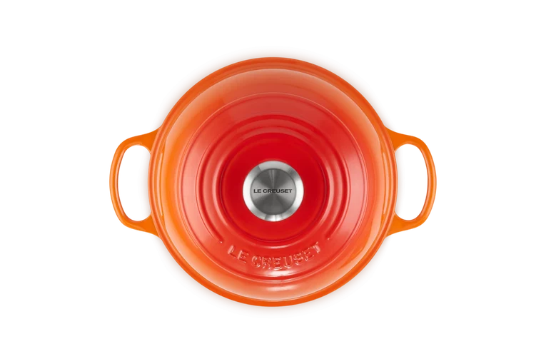 Le Creuset Brotform Signature „Orangerot“ Ø 24 cm / 1,6 l